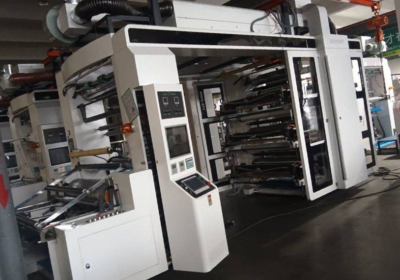 6-colour flexographic printing machine