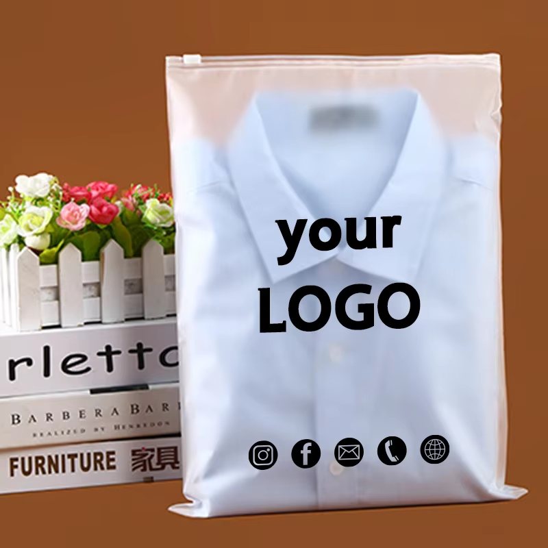 Printed LDPE and BOPP garment packaging covers
